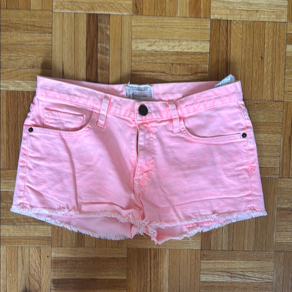 Current/Elliott Frayed Jean Shorts